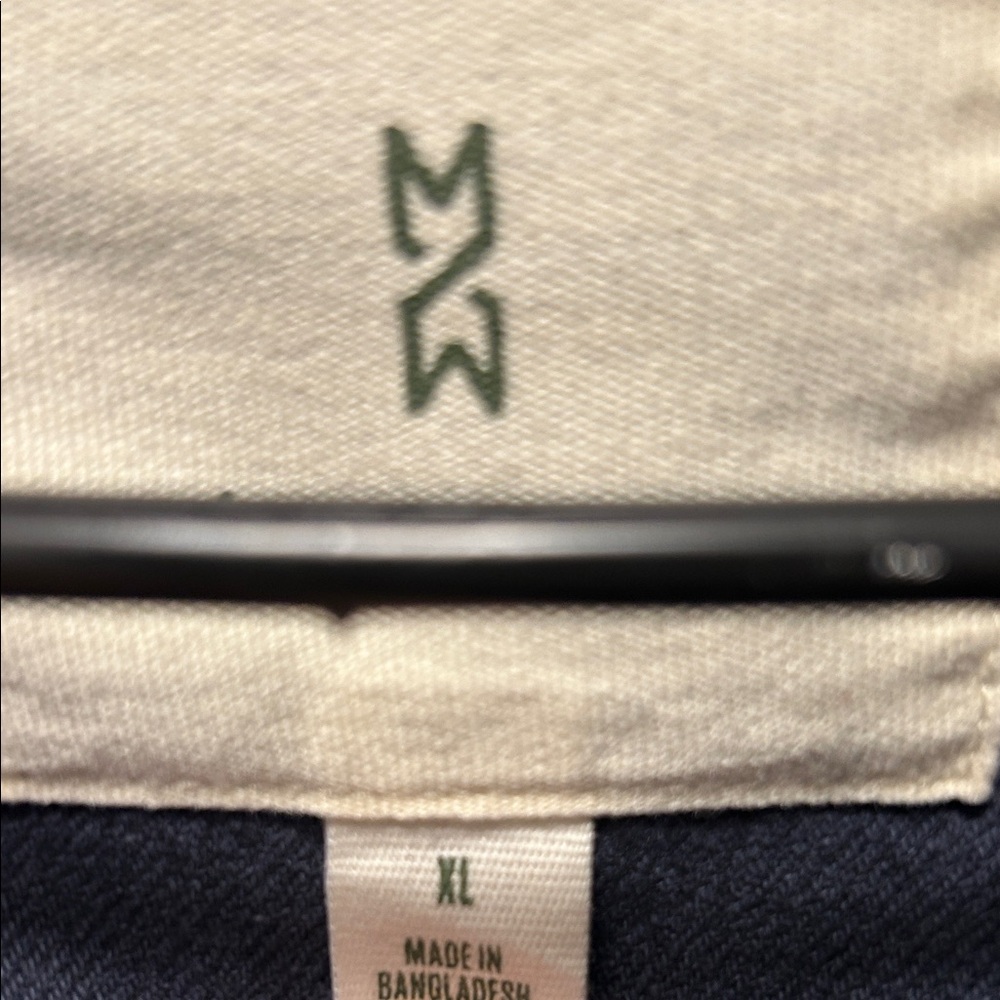 Men's Navy Hooded Jacket - Picture 3 of 9